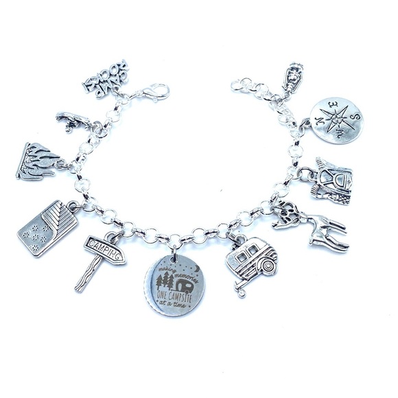 Camping Charm Bracelet Making Memories One Campsite At A Time - Picture 7 of 8